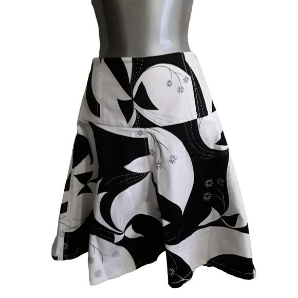 Auth Dolce & Gabbana Retro 70's Geometric Bold Print Skirt S - Picture 1 of 7